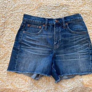 Madewell Dark Blue Jean Shorts